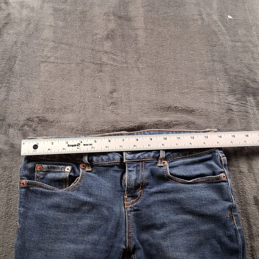 Aeropostale Skinny Jeans Womens 4R Blue Medium Wash Denim Casual Low Rise 2345